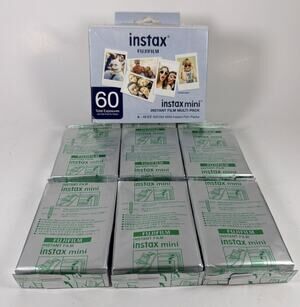Fujifilm Instax Mini Pack Instant Film 60 Exposures - Exp 09/2024 - Open Box